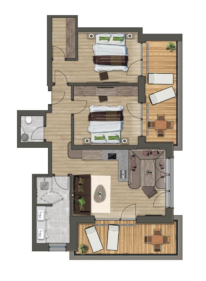 Apartmenthaus Wiesenhof Aschau Im Zillertal Exterior foto